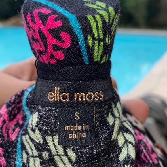 Ella Moss abstract, colorful, loose, knee length dress / S / Excellent condition - Picture 15 of 16